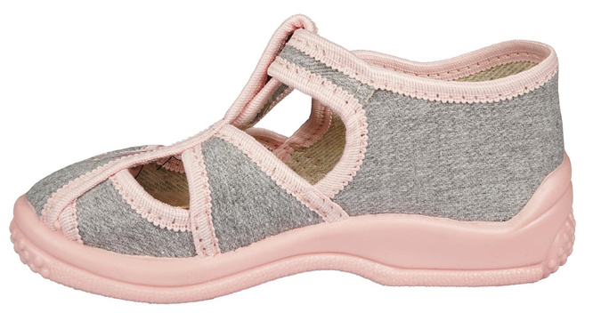 Gray ZetPol TOSIA children's sneakers, size 18-27