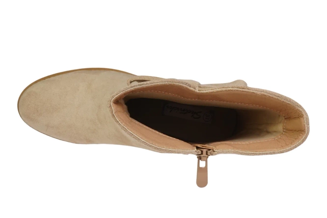 Kowbojki damskie Skotnicki DB-3-Y85BE beżowe rozm.36-41