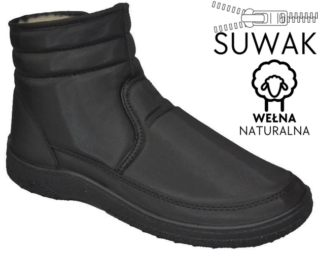 Men's Wintery Skarpol MBOTEK188BL black size 41-46