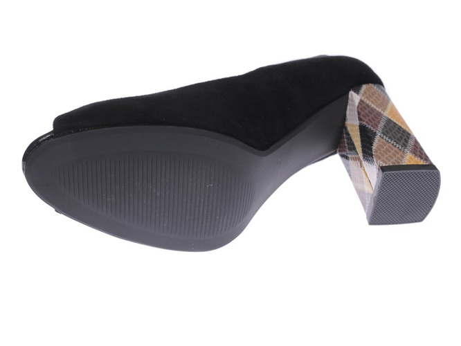 Czółenka damskie Sergio Leone DPB135CZMI czarne rozm.36-40