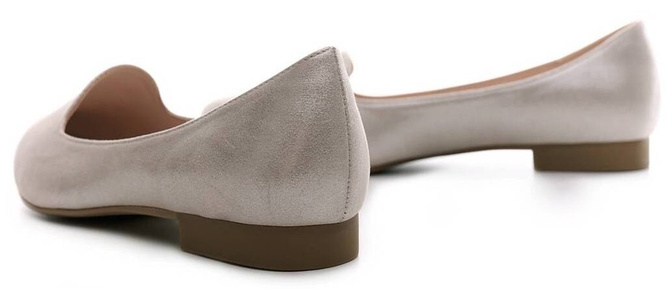 Baleriny damskie Sergio Leone DBL610BEZL beżowe rozm.36-40