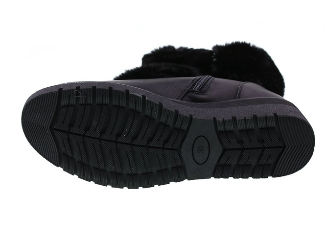 Women's winter shoes Xufeng D30UBL black size 36-41