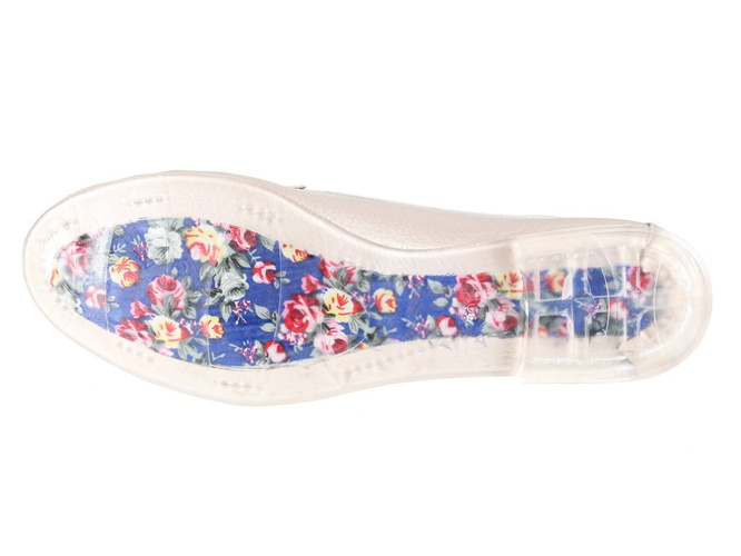 Women's ballerinas Sergio Leone DMK721ZLPE gold pearl size 36-41