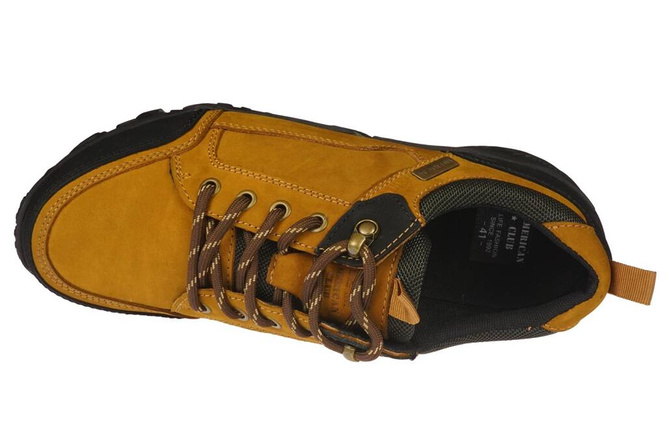 American Club MCY-102 men's transitional shoes, black and camel, sizes 41-45