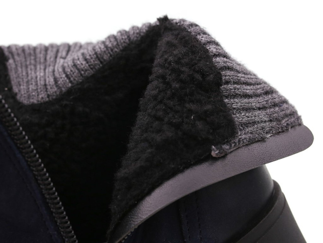 Women's winter shoes Bratbut-Natalia D292GRNU navy blue size 36-41