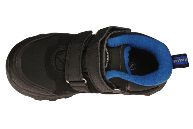 American Club BSN-32 black and navy blue children's winter shoes, size 28-32