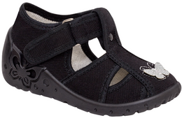 Children's sneakers ZetPol TOSIA BLACK black size 19-27