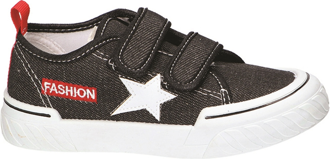 American Club BTEN-167 children's sneakers black and navy blue size 26-30