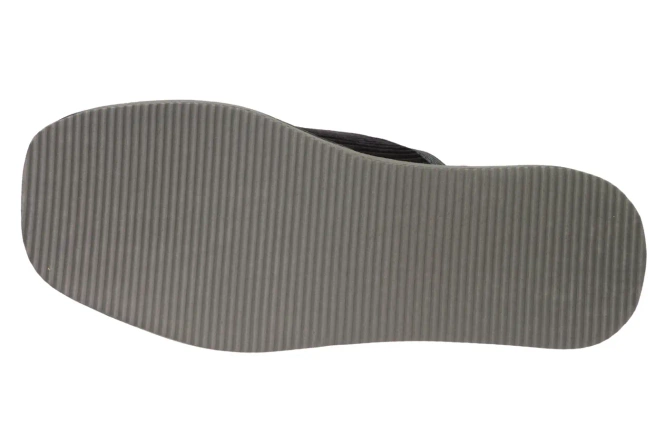 Pantofle męskie Meteor MV251 SZYMON SZTRUKS granatowe i popielate rozm.40-45