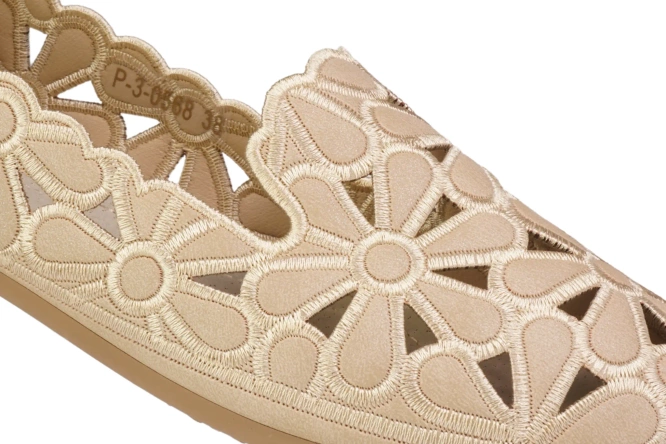 Women's ballerinas Skotnicki DP-3-0568ABE beige size 36-41