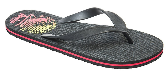 Men's flip-flops American Club MJP-01 black or navy blue size 42-46