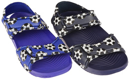 Children's pool slippers Emax B309-1 blue and navy blue, size 26-31
