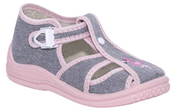 Gray ZetPol TOSIA children's sneakers, size 18-27