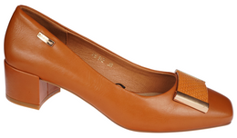 Półbuty damskie Sergio Leone DPB142-CAPU camelowe rozm.36-40