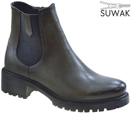 Botki zimowe damskie Urban Project D20582SZ grafitowe rozm.36-41