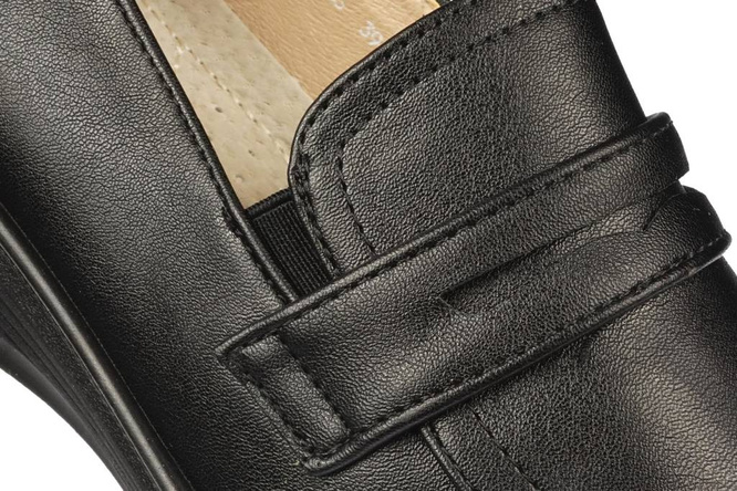 Półbuty damskie Le Scarpe DA7006-1BL czarne rozm.36-41