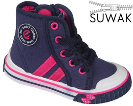 Children's sneakers Clibee AB-72BUPE navy blue size 20-25