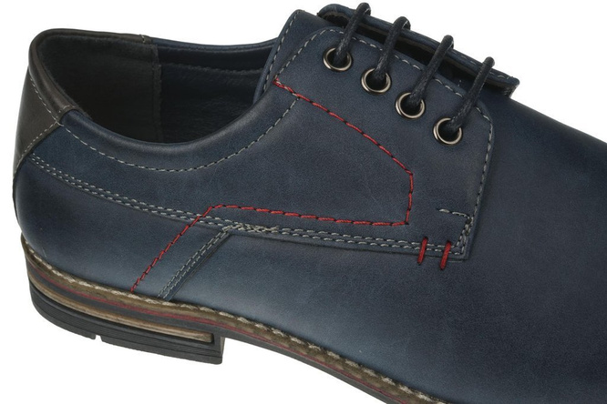 Półbuty młodzieżowe Badoxx DLXC-422NA granatowe rozm.36-41