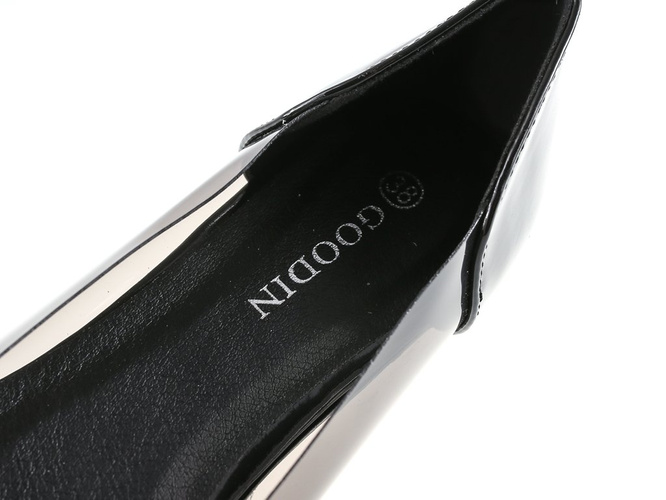 Baleriny damskie Goodin DGD-LL-39BL czarne rozm.36-41