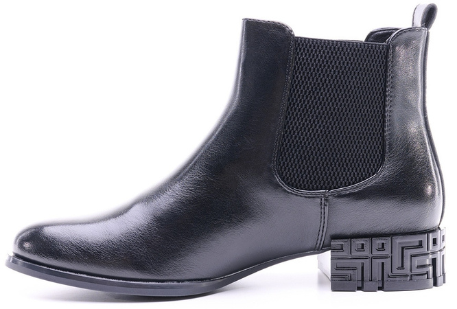 Sergio Leone DBT532CZPU women's winter shoes, black, sizes 36-40