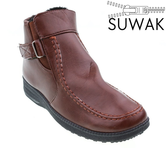 Betop DB-9006FBR brown women's winter shoes size 37-42