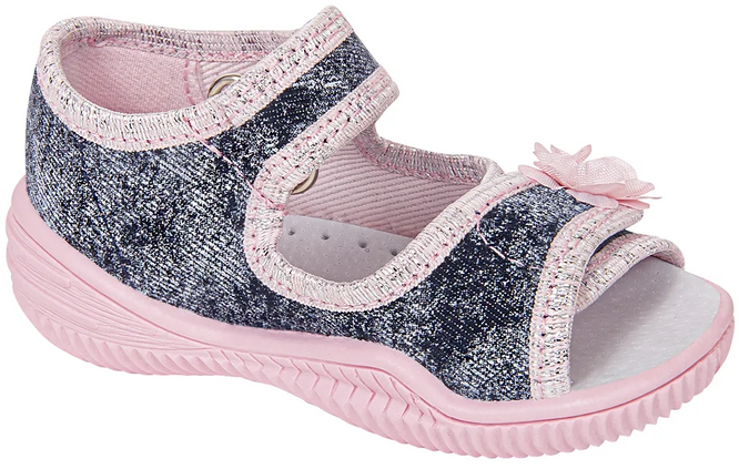 Children's sneakers Viggami EMILKA OZDOBA grey size 19-25