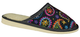 Women's insulated slippers TUP  2331 navy blue size 36-41
