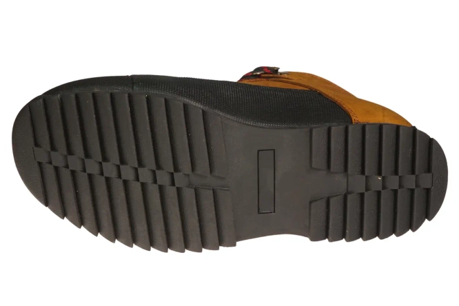 Obuwie przejściowe męskie American Club MCY-92 czarne i camelowe rozm.41-45