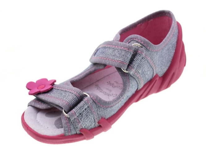 Tenisówki dziecięce na pary Ren But  RB112NP-0826L szare rozm.19-25