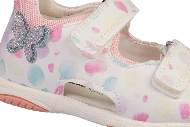 Kids' Sandals Apawwa AS3302PWHPI – White (Sizes 19–24)