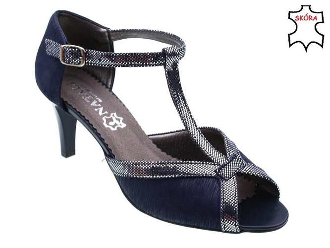 Women’s sandals  BratBut - Natalii D322GR navy blue size 36-40