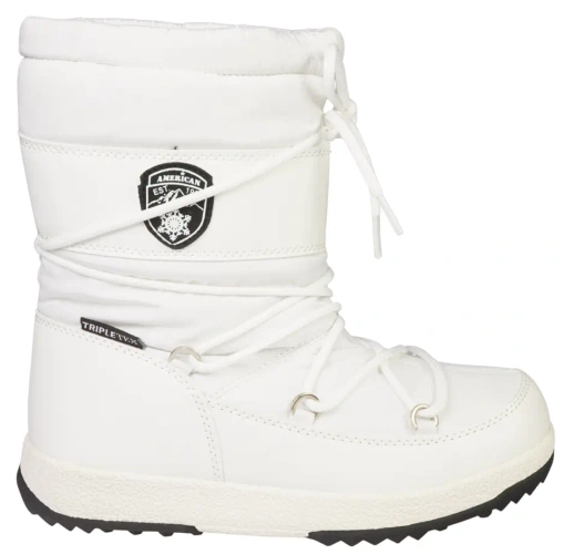 American Club DSN-47 women's snow boots, black and white, sizes 36-41
