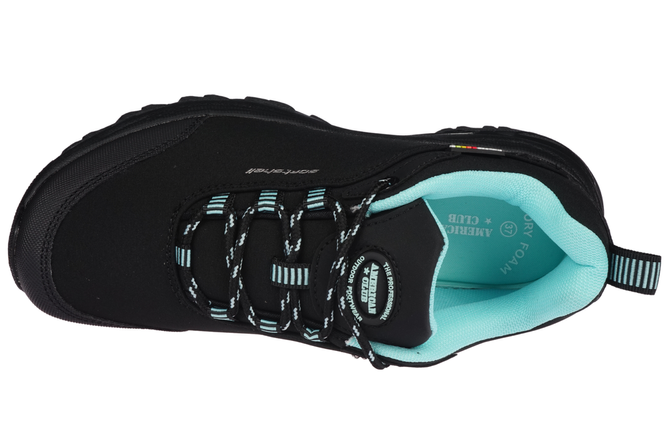 Buty sportowe damskie American Club DWT-245 czarno-różowe i czarno-turkusowe rozm.36-41