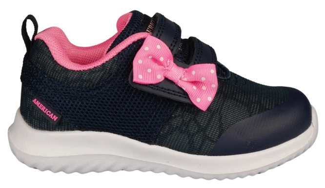 Buty sportowe dziecięce American Club AHA-64 granatowe i szare rozm.22-26