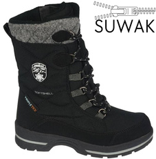 American Club CSN-14 children's winter shoes, size 32-36, navy blue and black