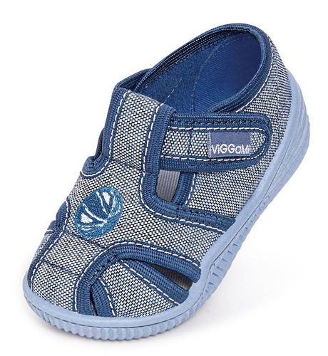 Children's sneakers Viggami NIKUŚ DRUK grey size 20-25