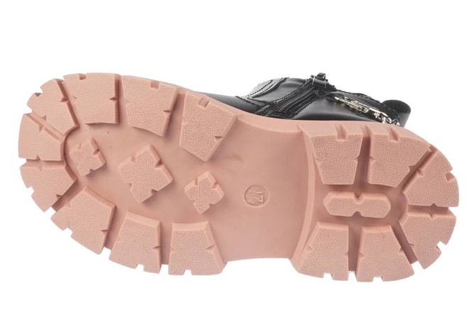 Children's winter shoes Nino BA2376-22 black, pink and blue size 26-31