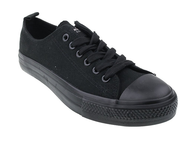 Tenisówki męskie American Club MLH-16 czarne rozm.41-46