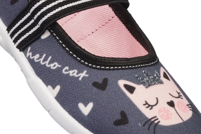 Viggami FELICJA Children’s Sneakers – Denim, Sizes 26–33