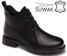 Buty zimowe damskie Skotnicki DB-3-1504BL czarne rozm.36-41
