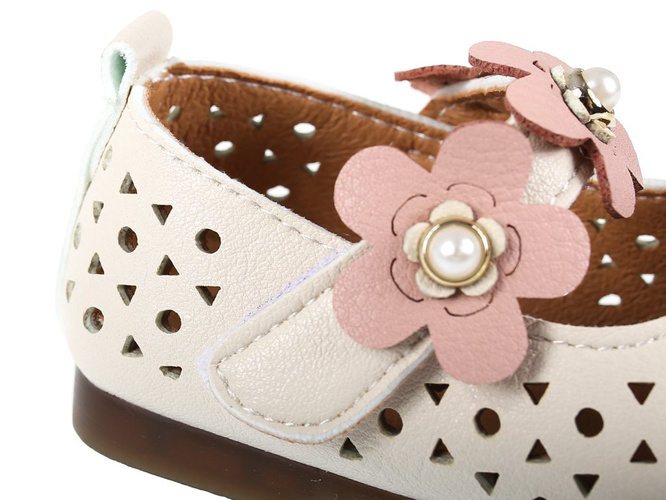 Children's shoes MaiQi 0K34BE beige size 15-19