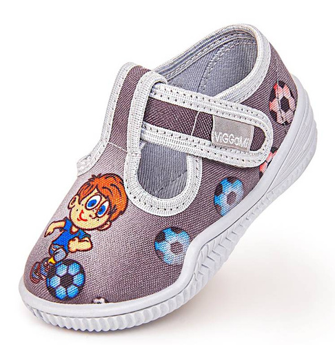 Gray Viggami LOLEK children's sneakers, size 19-25