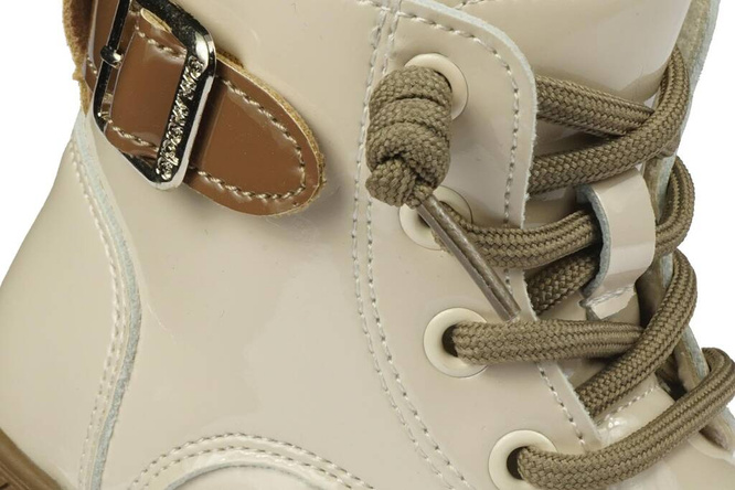 Buty zimowe dziecięce Apawwa AN629BE beżowe rozm.21-25