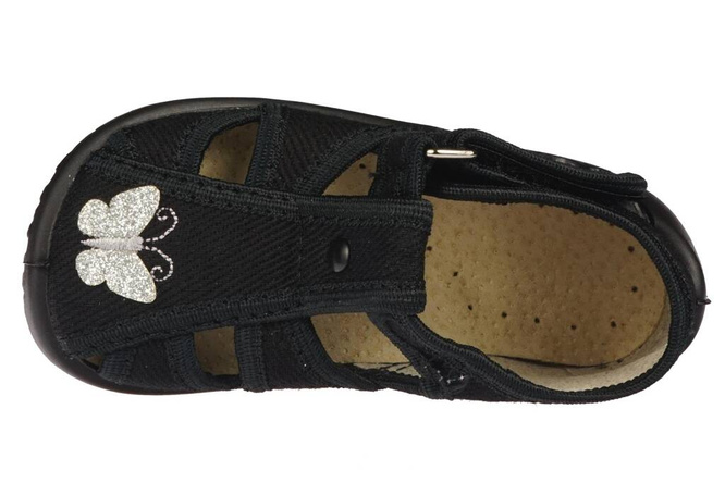 Children's sneakers ZetPol TOSIA BLACK black size 19-27