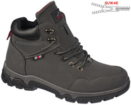 Le Scarpe MA8019-4DGY men's winter shoes, gray, sizes 41-46