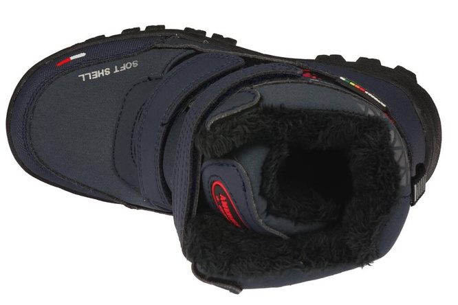 American Club BHL-102 children's winter shoes, black, sizes 27-31