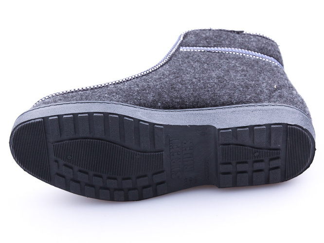 Slippers for sizes Skarpol RTATRZANKAGY gray size 37-45