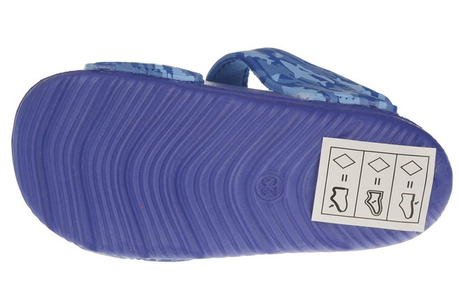 Children's pool slippers Emaks BPS302-1 blue or navy blue size 24-29