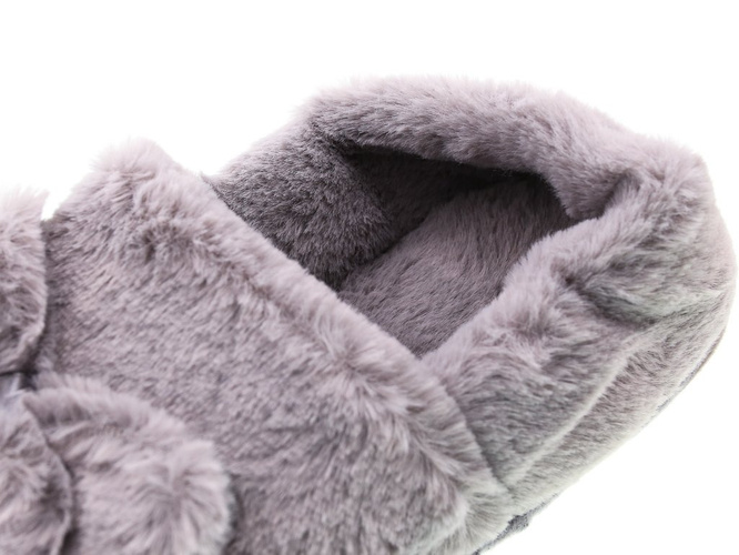 Wei Wei DE19 women's textile slippers, white, gray, blue and light pink, size 37-42