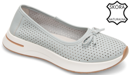 Mokasyny damskie Skotnicki DP-3-Y93BU niebieskie rozm.36-41